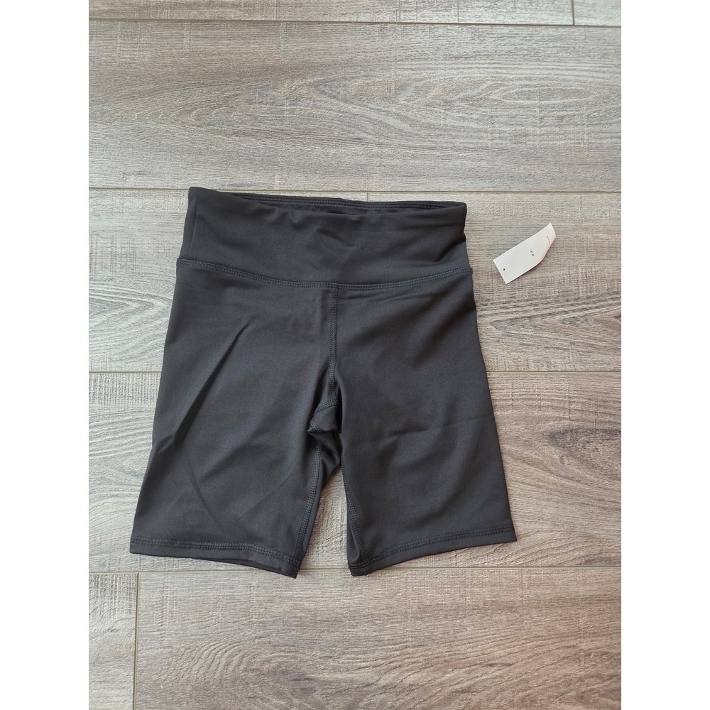 Old navy girls active biker shorts black size 8